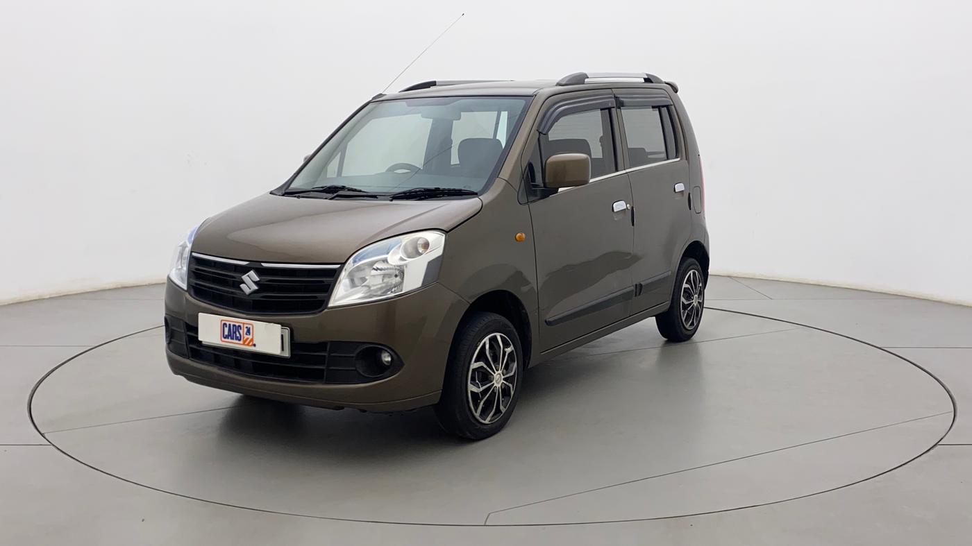 2012 Maruti Wagon R 1.0 VXI, Petrol, Manual, 95,377 km, Left Front Diagonal