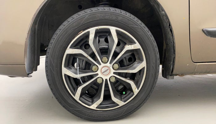 2012 Maruti Wagon R 1.0 VXI, Petrol, Manual, 95,377 km, Left Front Wheel