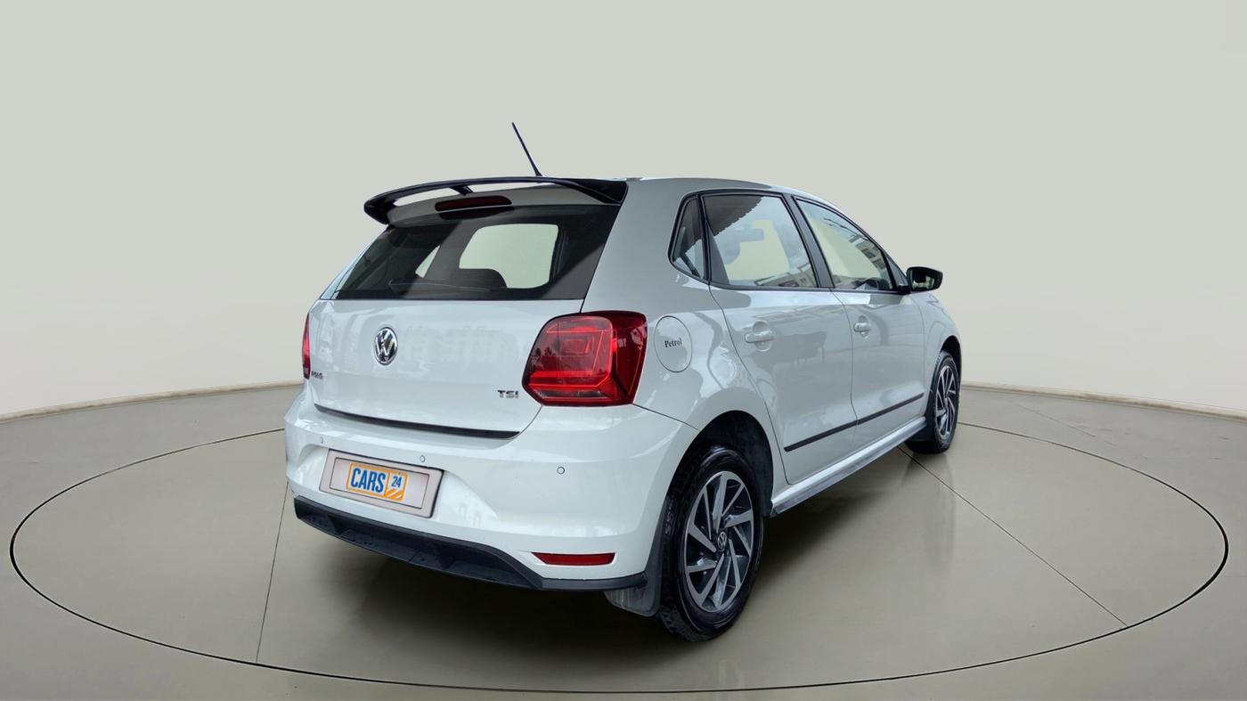 2022 Volkswagen Polo COMFORTLINE 1.0L TSI, Petrol, Manual, 14,526 km, Right Back Diagonal