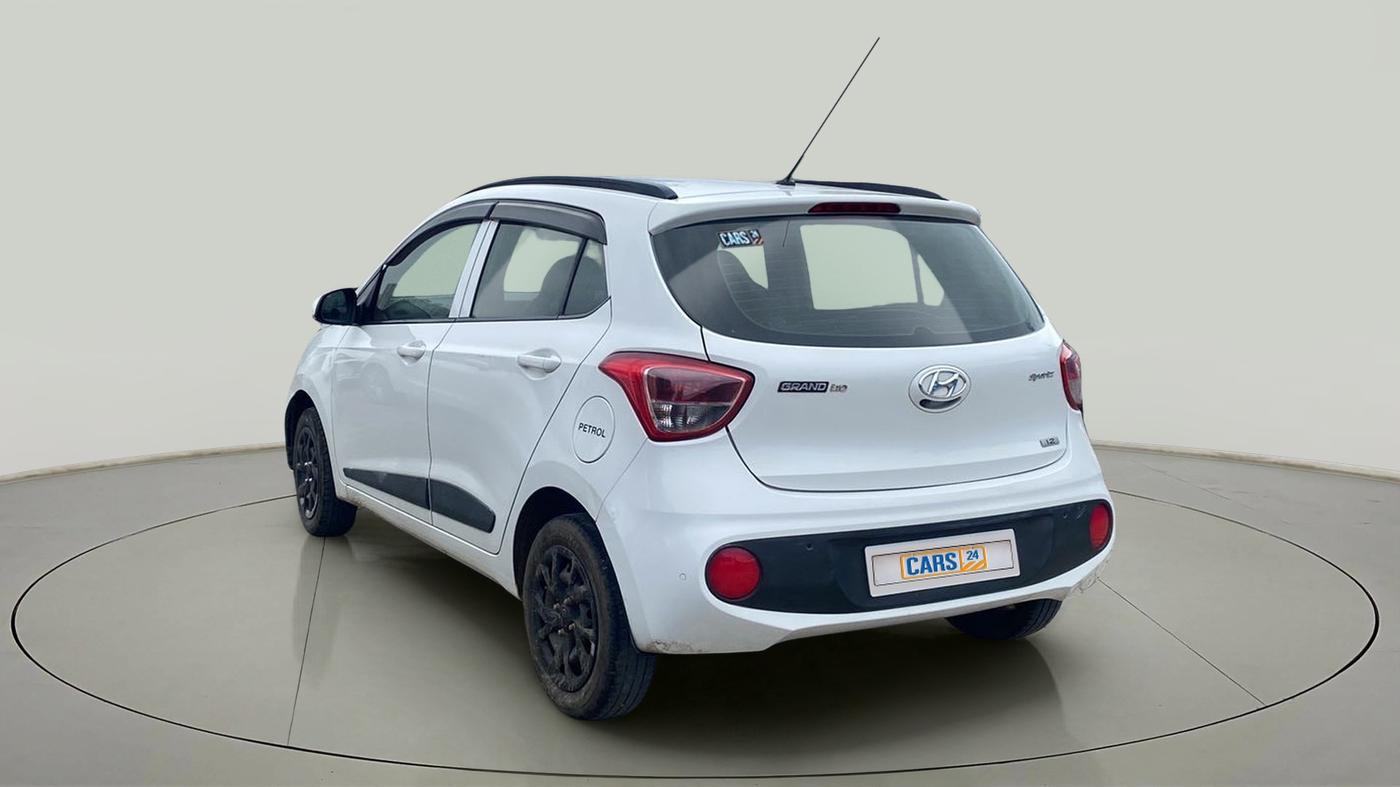 2017 Hyundai Grand i10 SPORTZ (O) 1.2 KAPPA VTVT, Petrol, Manual, 64,064 km, Left Back Diagonal
