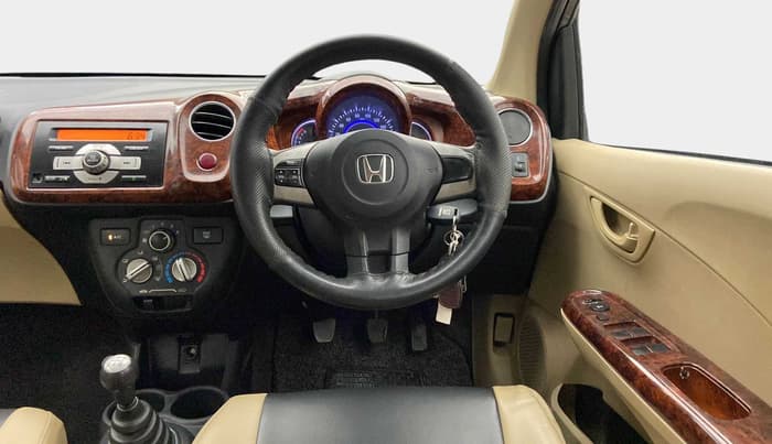 2015 Honda Brio S MT, Petrol, Manual, 85,545 km, Steering Wheel Close Up