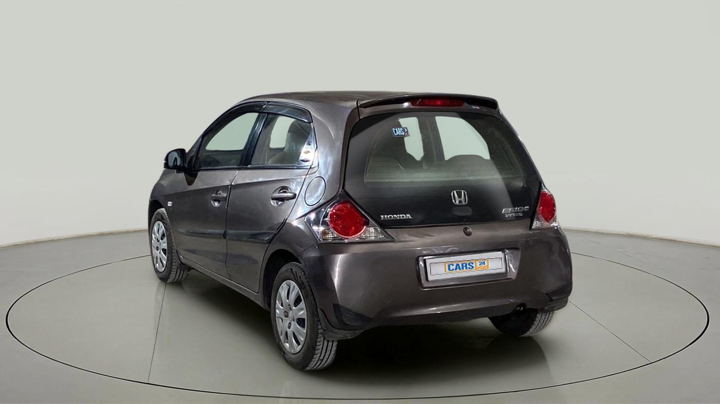2015 Honda Brio S MT, Petrol, Manual, 85,545 km, Left Back Diagonal