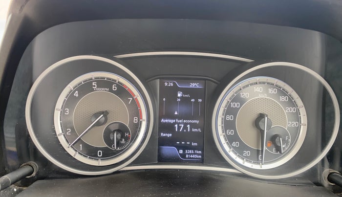 2022 Maruti Dzire ZXI Plus, Petrol, Manual, 81,428 km, Odometer Image