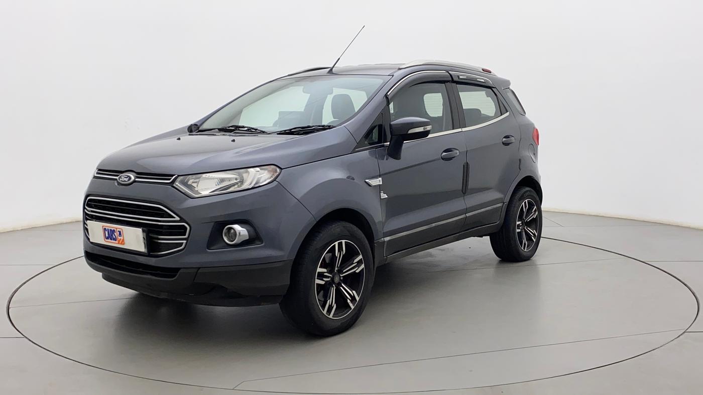 2016 Ford Ecosport TITANIUM 1.5L DIESEL, Diesel, Manual, 1,06,995 km, Left Front Diagonal