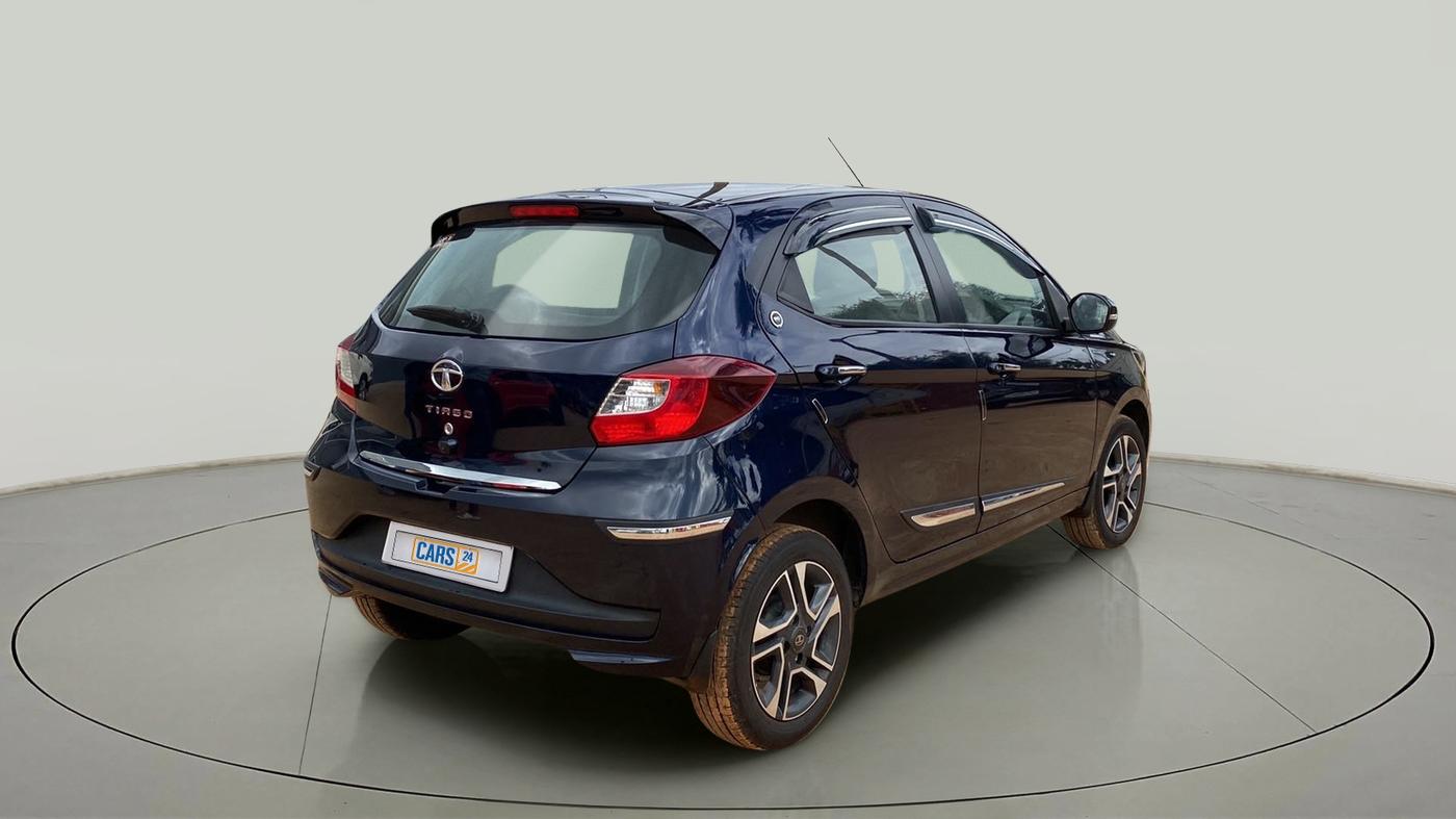 2023 Tata Tiago XZA PLUS PETROL, Petrol, Automatic, 2,280 km, Right Back Diagonal