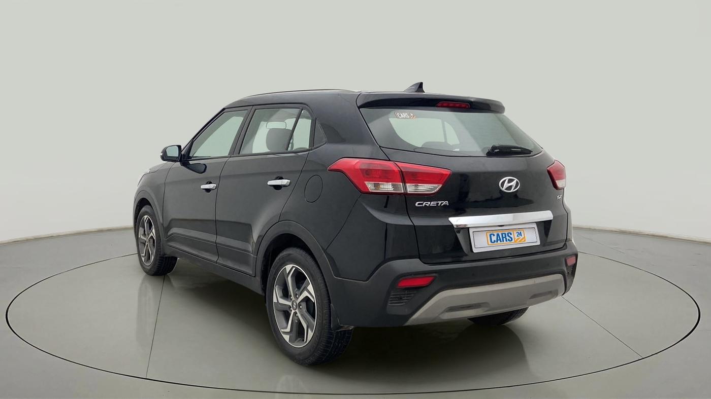 2018 Hyundai Creta SX AT 1.6 PETROL, Petrol, Automatic, 38,297 km, Left Back Diagonal