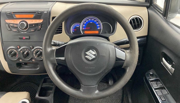2017 Maruti Wagon R 1.0 VXI+ (O) MT, Petrol, Manual, 93,066 km, Steering Wheel Close Up