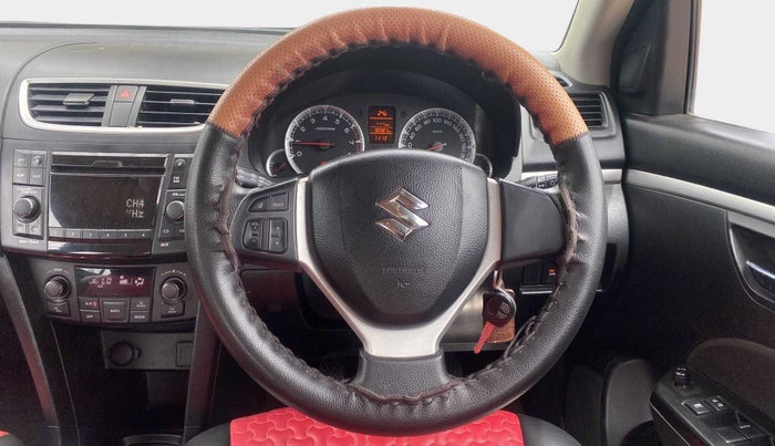 2013 Maruti Swift ZXI, Petrol, Manual, 30,359 km, Steering Wheel Close Up