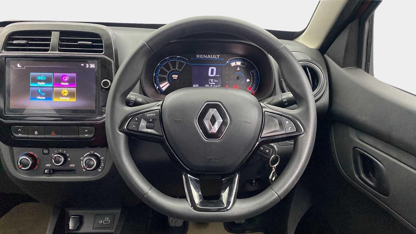 2023 Renault Kwid RXT 1.0, Petrol, Manual, 1,768 km, Steering Wheel Close Up