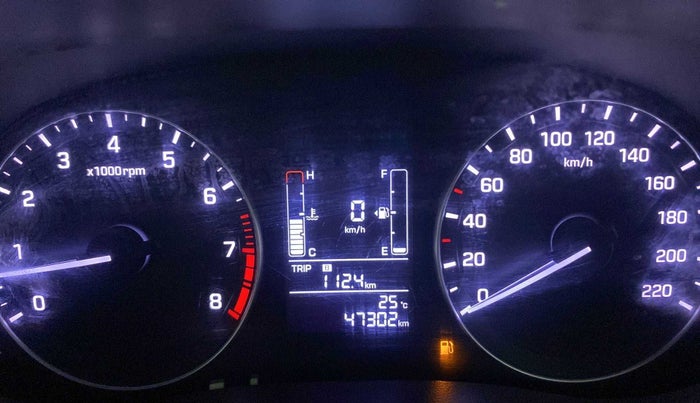 2017 Hyundai Creta SX PLUS 1.6 PETROL, Petrol, Manual, 47,231 km, Odometer Image