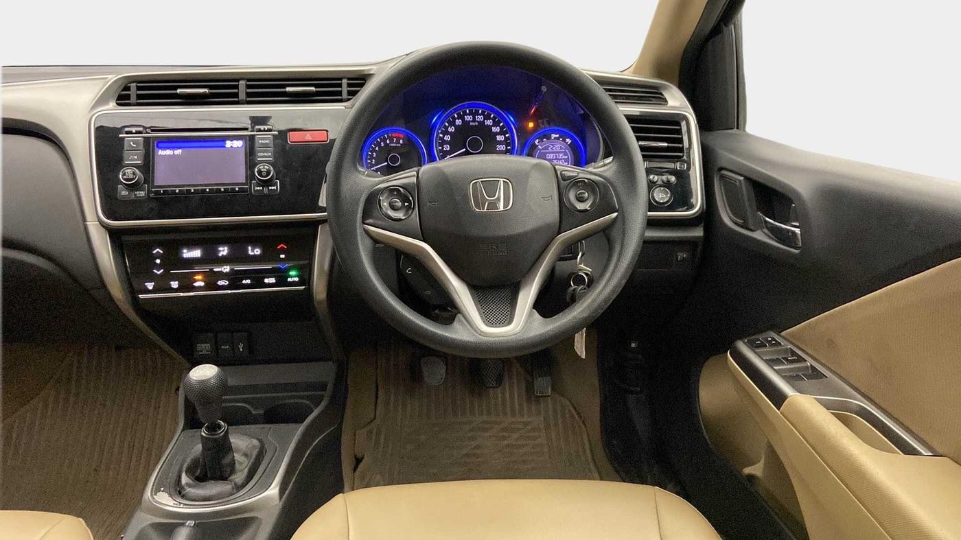 2015 Honda City 1.5L I-VTEC V MT, Petrol, Manual, 89,889 km, Steering Wheel Close Up
