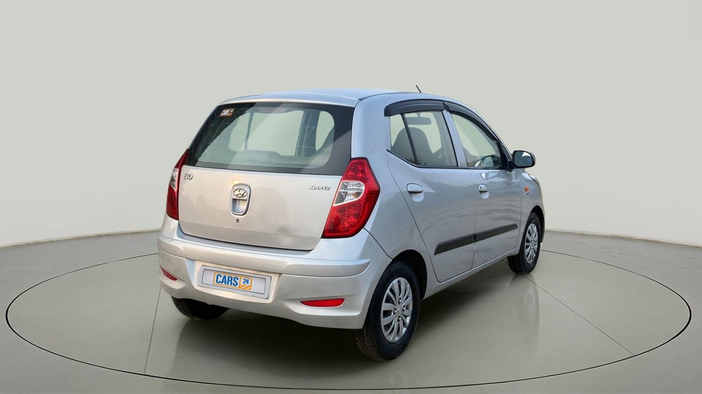 2015 Hyundai i10 SPORTZ 1.1, Petrol, Manual, 76,290 km, Right Back Diagonal