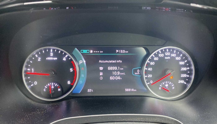 2020 KIA SELTOS GTX PLUS AT 1.5 DIESEL, Diesel, Automatic, 56,990 km, Odometer Image