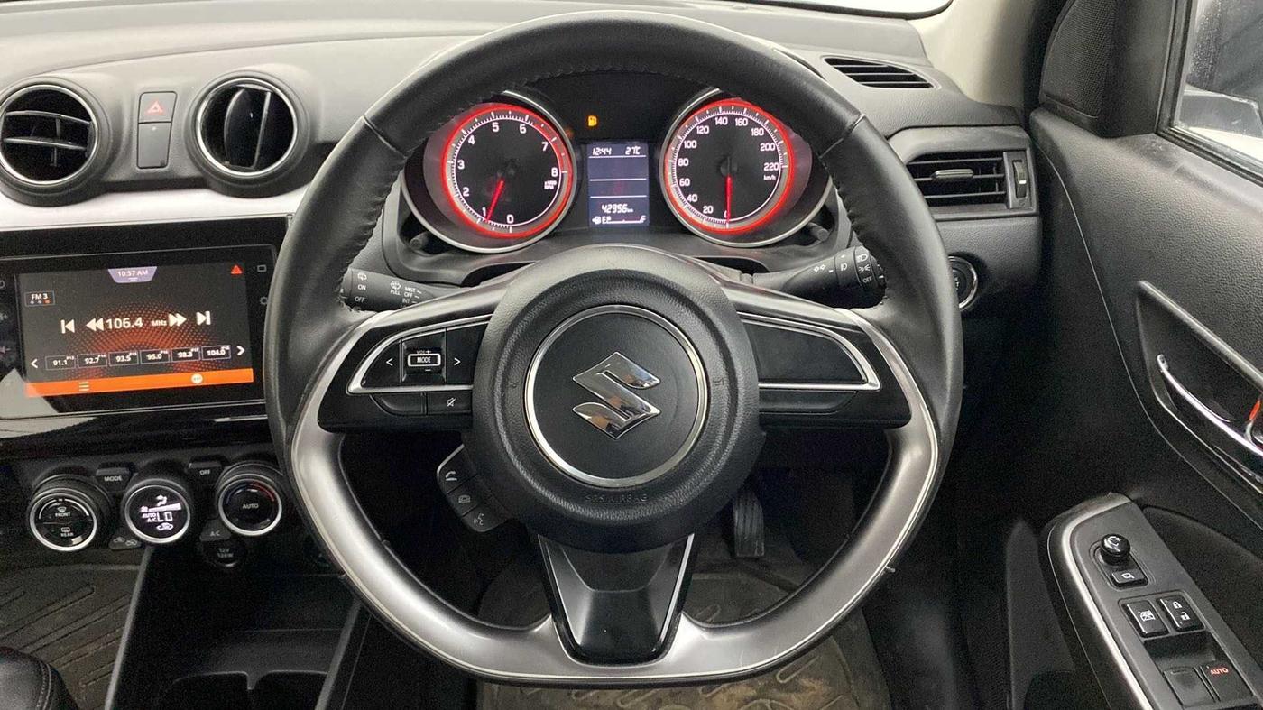 2021 Maruti Swift ZXI, Petrol, Manual, 42,308 km, Steering Wheel Close Up