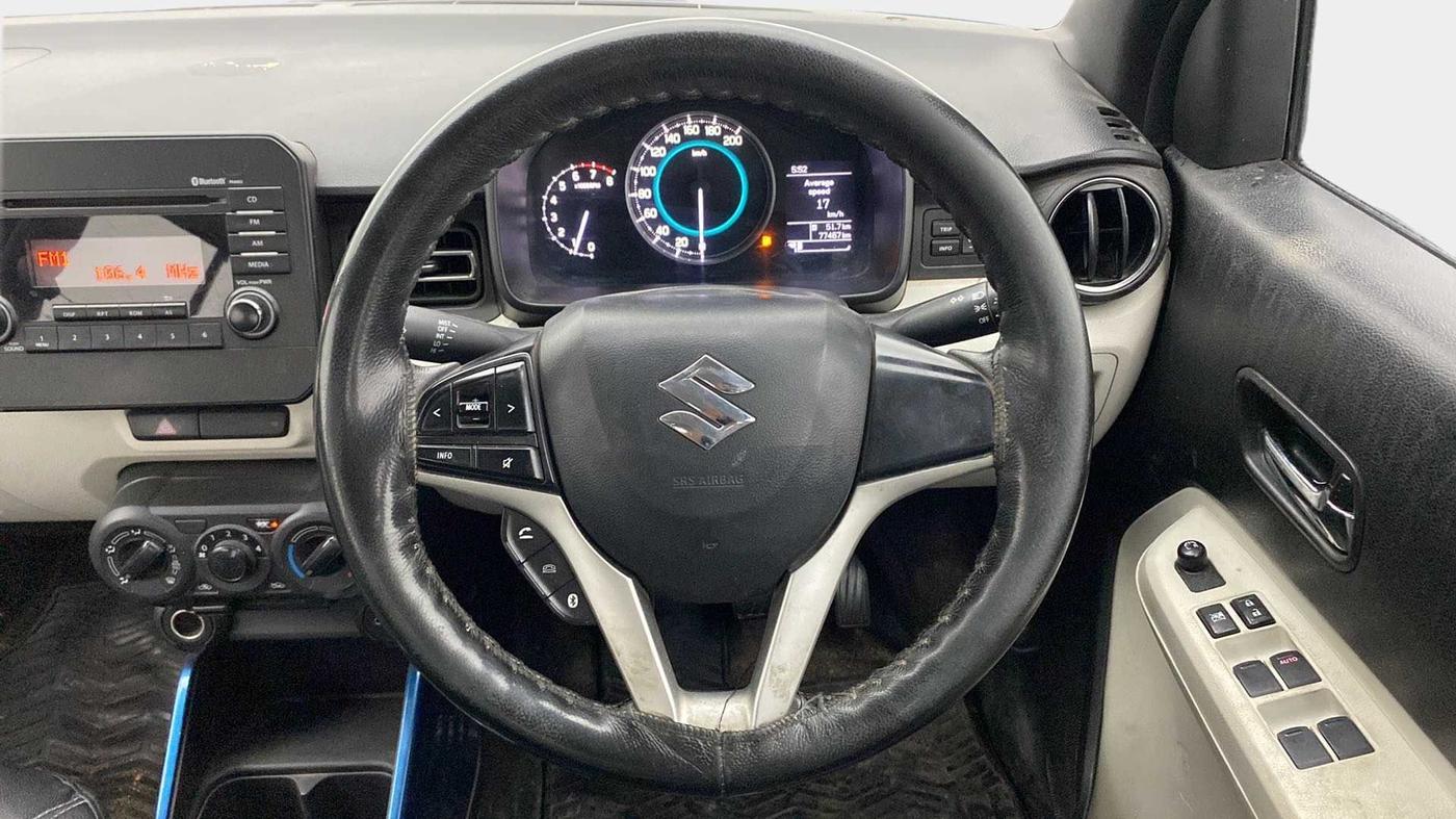 2017 Maruti IGNIS DELTA 1.2, Petrol, Manual, 77,579 km, Steering Wheel Close Up