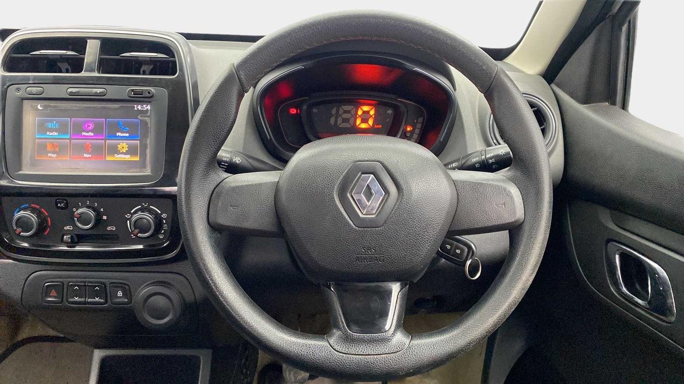 2018 Renault Kwid RXT 1.0 (O), Petrol, Manual, 49,006 km, Steering Wheel Close Up