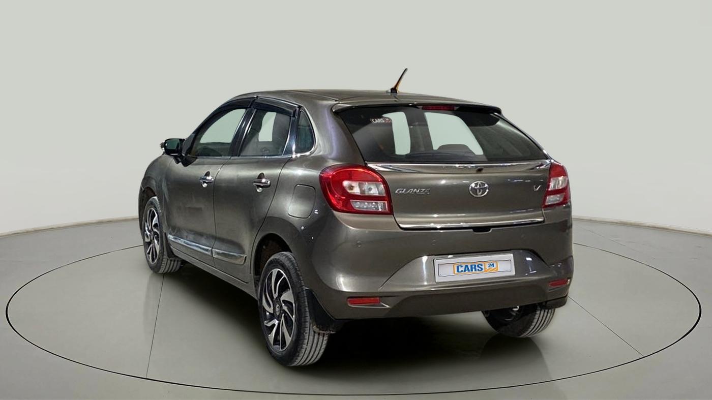 2019 Toyota Glanza V, Petrol, Manual, 14,642 km, Left Back Diagonal