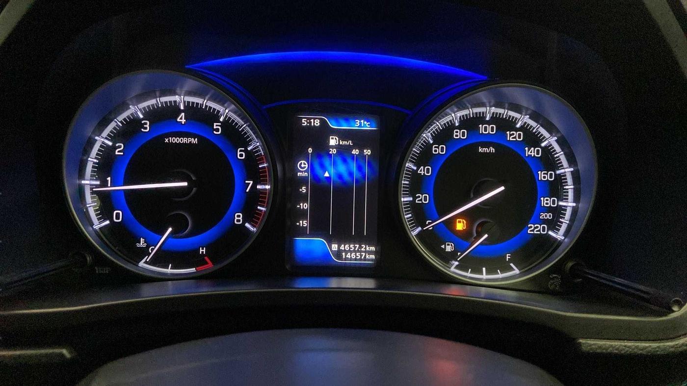 2019 Toyota Glanza V, Petrol, Manual, 14,642 km, Odometer Image