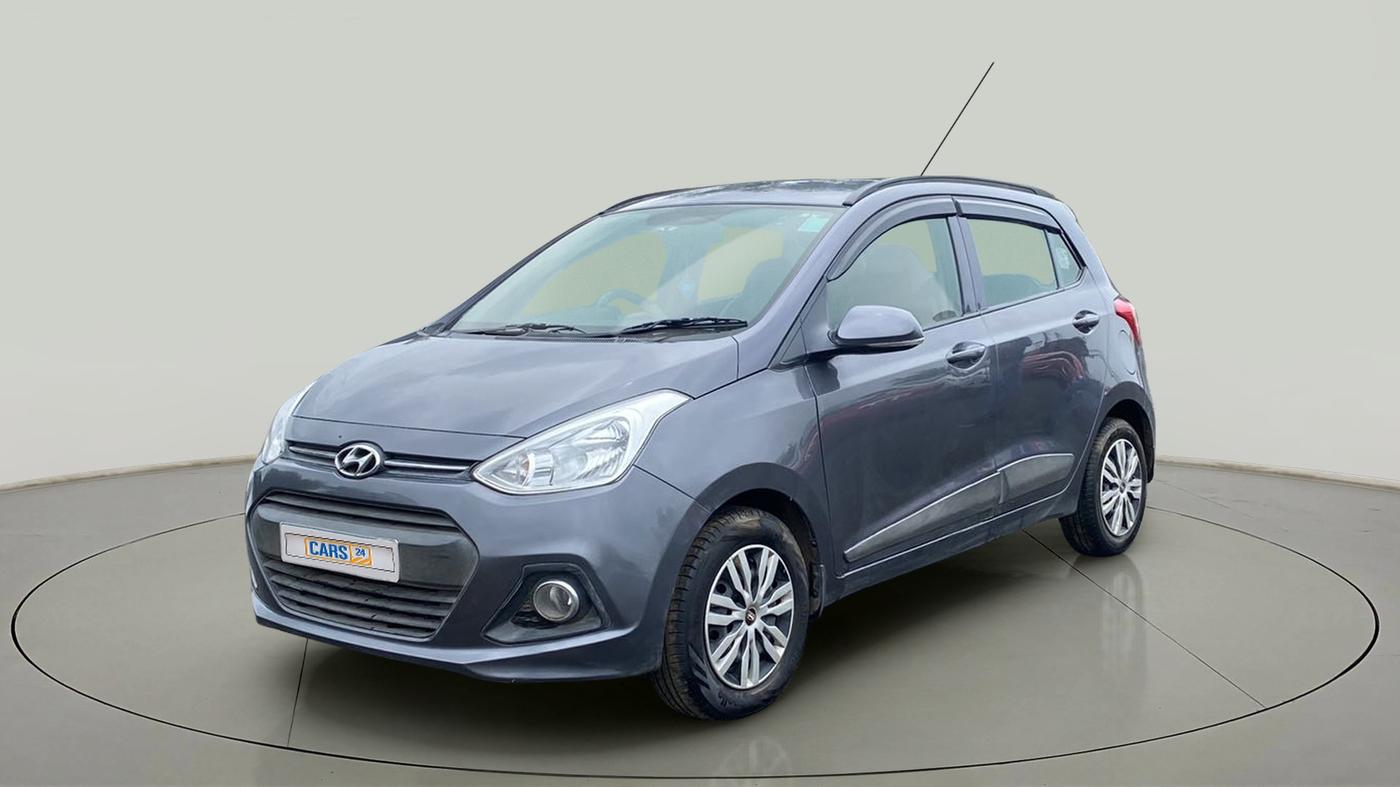 2016 Hyundai Grand i10 SPORTZ 1.2 KAPPA VTVT, Petrol, Manual, 26,207 km, Left Front Diagonal