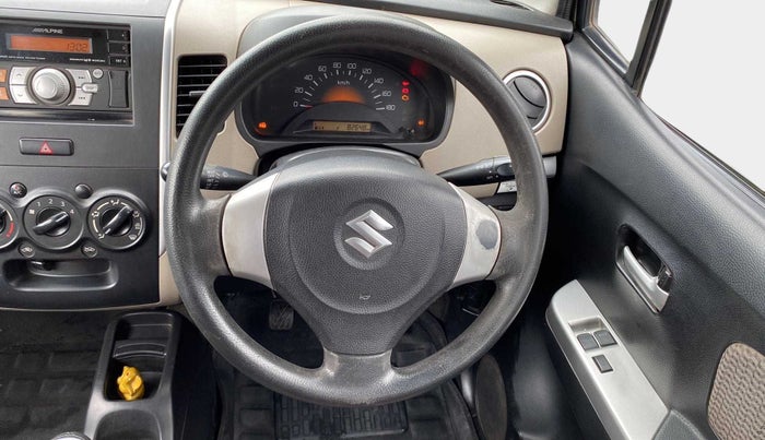2014 Maruti Wagon R 1.0 LXI CNG, CNG, Manual, 82,634 km, Steering Wheel Close Up