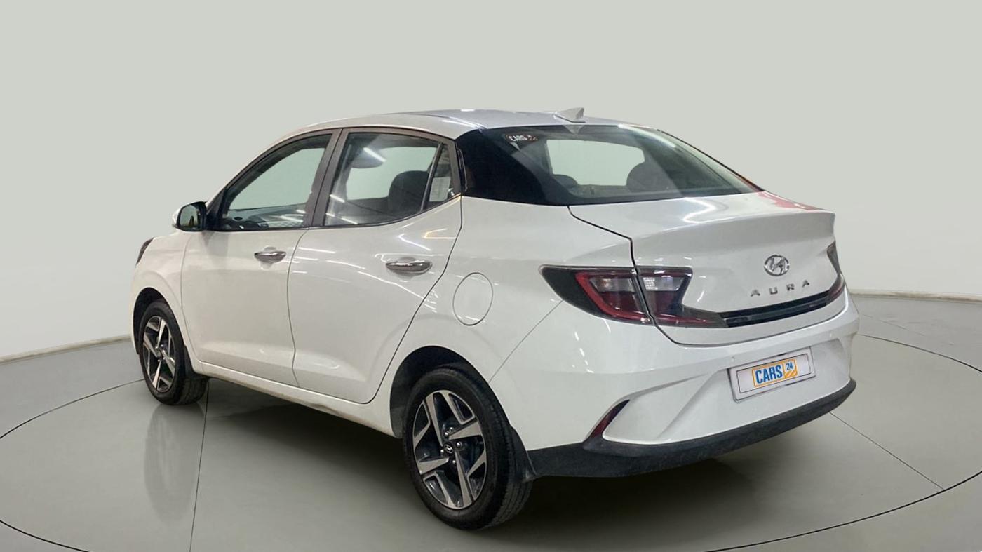 2021 Hyundai AURA SX+ 1.0 TURBO GDI MT, Petrol, Manual, 25,244 km, Left Back Diagonal