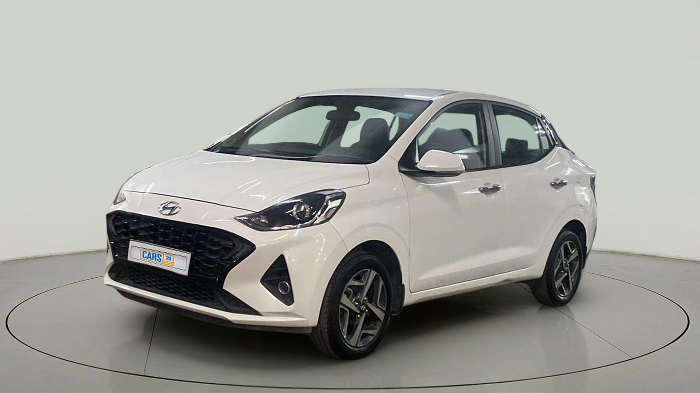 2021 Hyundai AURA SX+ 1.0 TURBO GDI MT, Petrol, Manual, 25,244 km, Left Front Diagonal