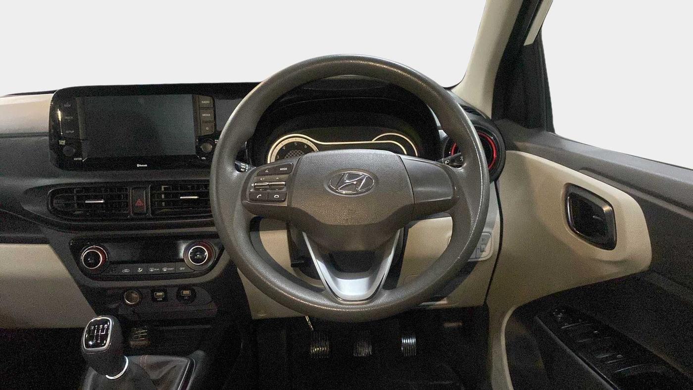 2021 Hyundai AURA SX+ 1.0 TURBO GDI MT, Petrol, Manual, 25,244 km, Steering Wheel Close Up