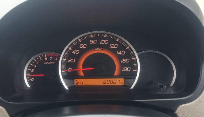 2013 Maruti Wagon R 1.0 VXI, Petrol, Manual, 60,872 km, Odometer Image