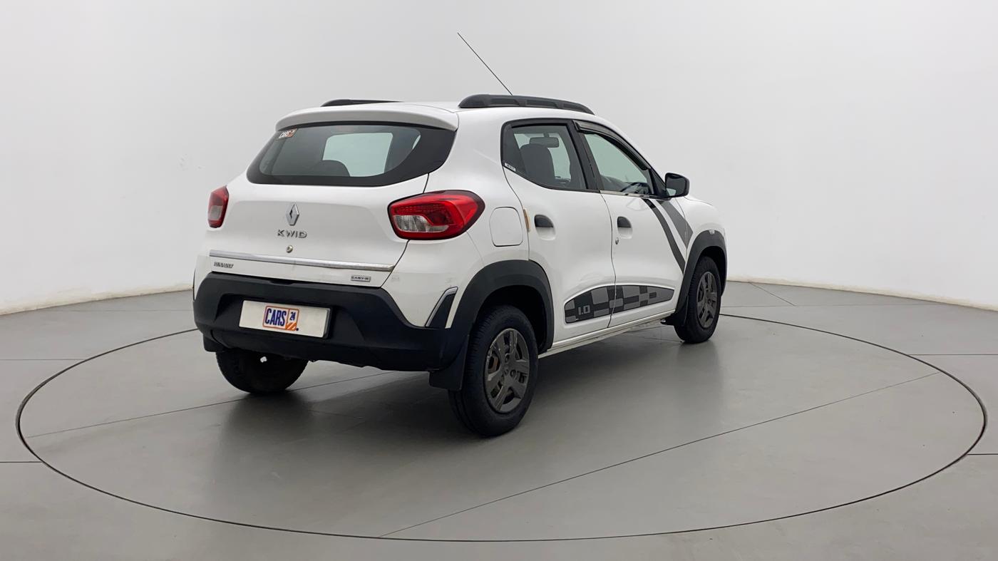2017 Renault Kwid RXT 1.0 AMT (O), Petrol, Automatic, 95,950 km, Right Back Diagonal