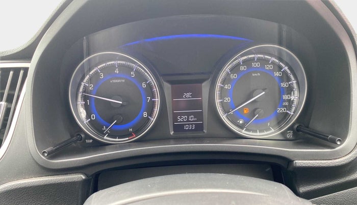 2018 Maruti Baleno DELTA PETROL 1.2, Petrol, Manual, 52,001 km, Odometer Image