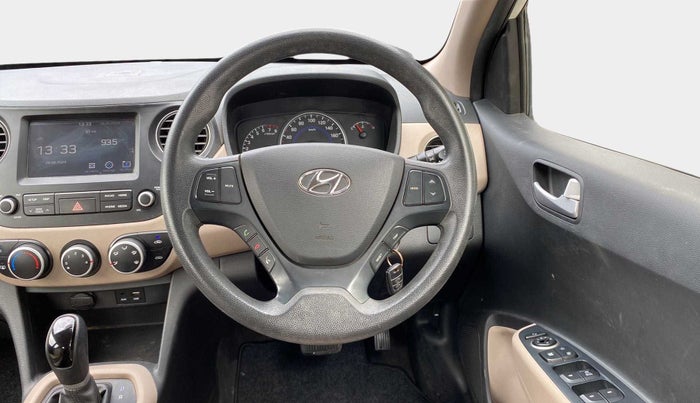 2017 Hyundai Grand i10 SPORTZ (O) AT 1.2 KAPPA VTVT, Petrol, Automatic, 72,658 km, Steering Wheel Close Up