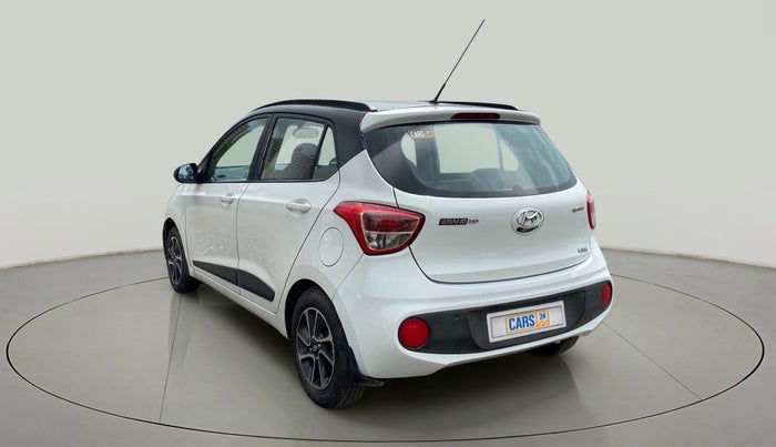 2017 Hyundai Grand i10 SPORTZ (O) AT 1.2 KAPPA VTVT, Petrol, Automatic, 72,658 km, Left Back Diagonal