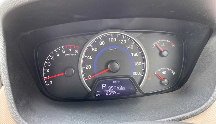 2017 Hyundai Grand i10 SPORTZ (O) AT 1.2 KAPPA VTVT, Petrol, Automatic, 72,658 km, Odometer Image
