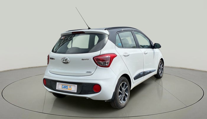 2017 Hyundai Grand i10 SPORTZ (O) AT 1.2 KAPPA VTVT, Petrol, Automatic, 72,658 km, Right Back Diagonal