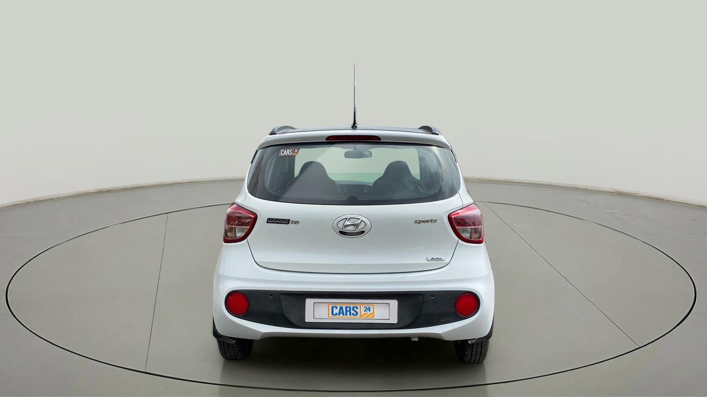 2017 Hyundai Grand i10 SPORTZ (O) AT 1.2 KAPPA VTVT, Petrol, Automatic, 72,658 km, Back/Rear