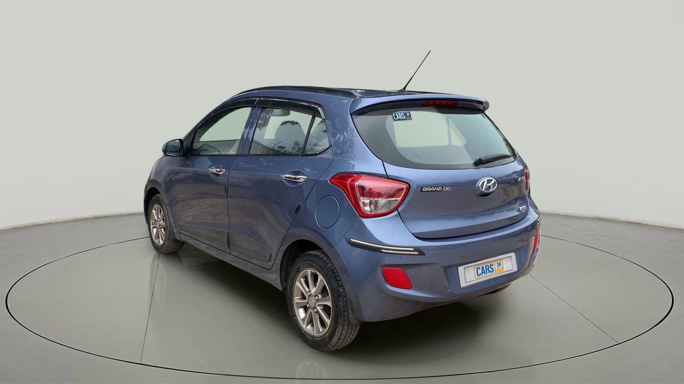 2016 Hyundai Grand i10 ASTA (O) AT 1.2 KAPPA VTVT, Petrol, Automatic, 18,428 km, Left Back Diagonal