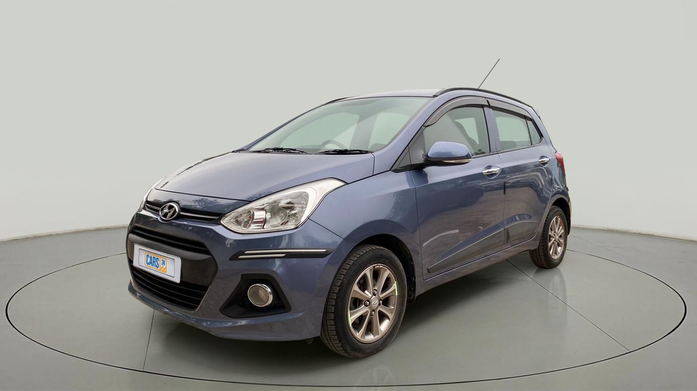2016 Hyundai Grand i10 ASTA (O) AT 1.2 KAPPA VTVT, Petrol, Automatic, 18,428 km, Left Front Diagonal