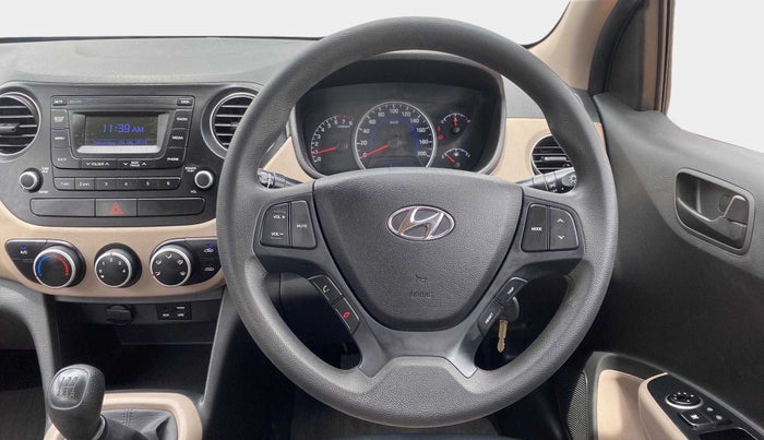 2018 Hyundai Grand i10 MAGNA 1.2 KAPPA VTVT, Petrol, Manual, 16,696 km, Steering Wheel Close Up