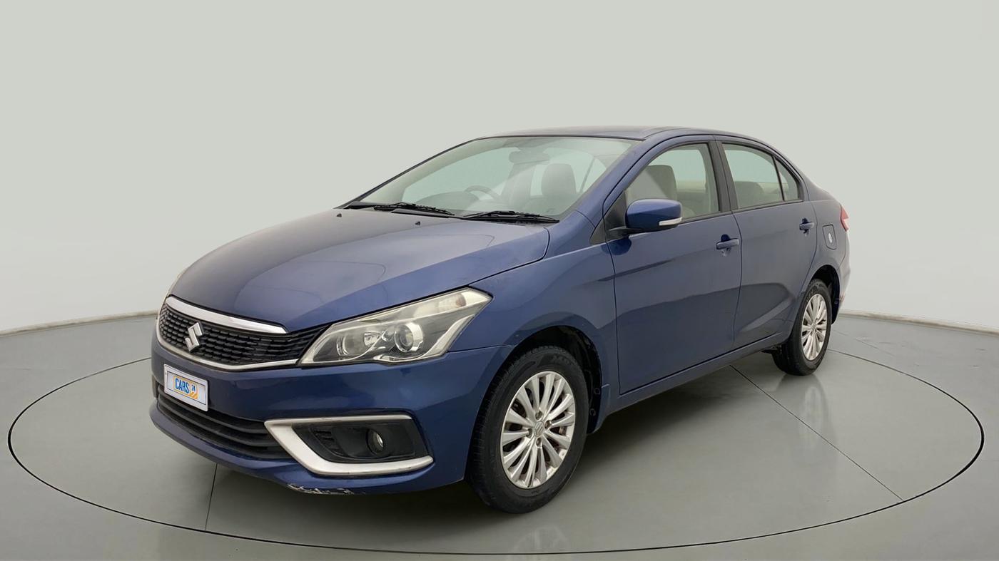 2019 Maruti Ciaz DELTA AT 1.5 SHVS PETROL, Petrol, Automatic, 55,281 km, Left Front Diagonal