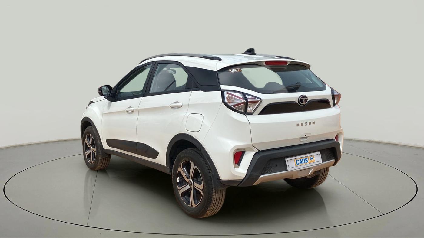 2022 Tata NEXON XZ PLUS PETROL, Petrol, Manual, 10,296 km, Left Back Diagonal