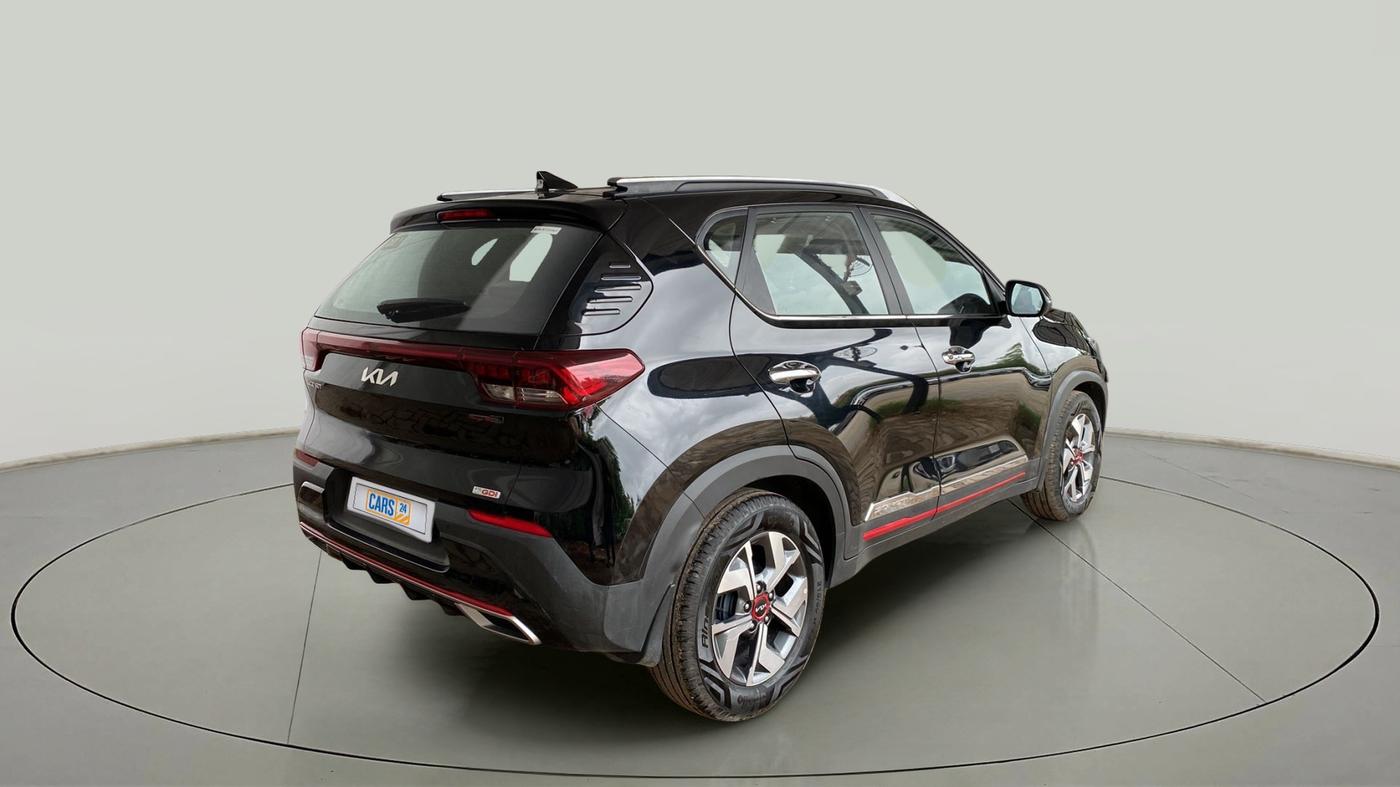 2023 KIA SONET GTX PLUS 1.0 DCT, Petrol, Automatic, 21,308 km, Right Back Diagonal