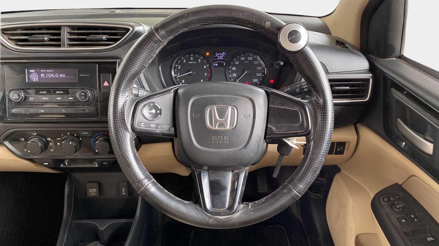 2019 Honda Amaze 1.2L I-VTEC S, Petrol, Manual, 47,579 km, Steering Wheel Close Up