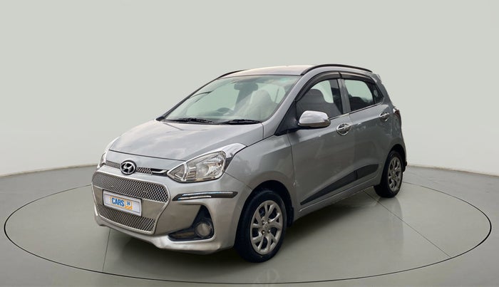 2019 Hyundai Grand i10 SPORTZ 1.2 KAPPA VTVT, Petrol, Manual, 26,838 km, Left Front Diagonal