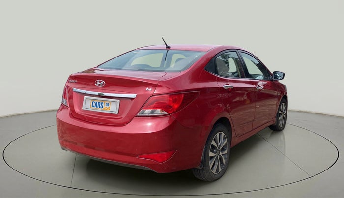 2015 Hyundai Verna FLUIDIC 4S 1.6 VTVT S(O), Petrol, Manual, 87,524 km, Right Back Diagonal