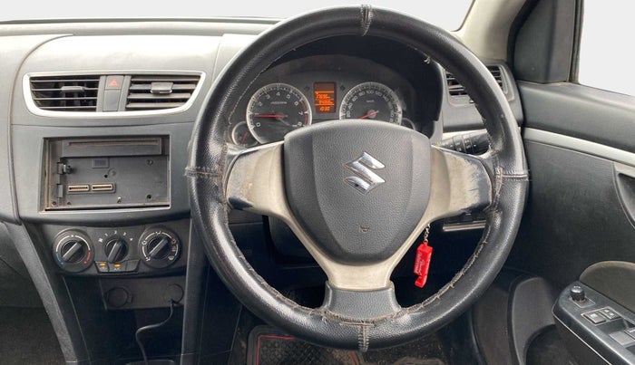 2013 Maruti Swift VXI, Petrol, Manual, 94,059 km, Steering Wheel Close Up