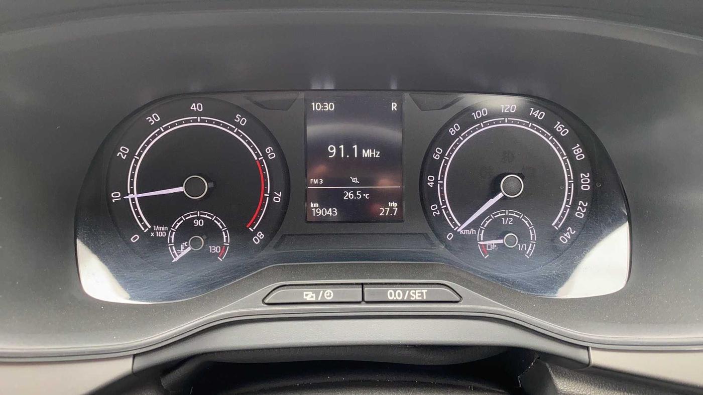 2022 Skoda KUSHAQ AMBITION 1.0L TSI AT, Petrol, Automatic, 19,038 km, Odometer Image