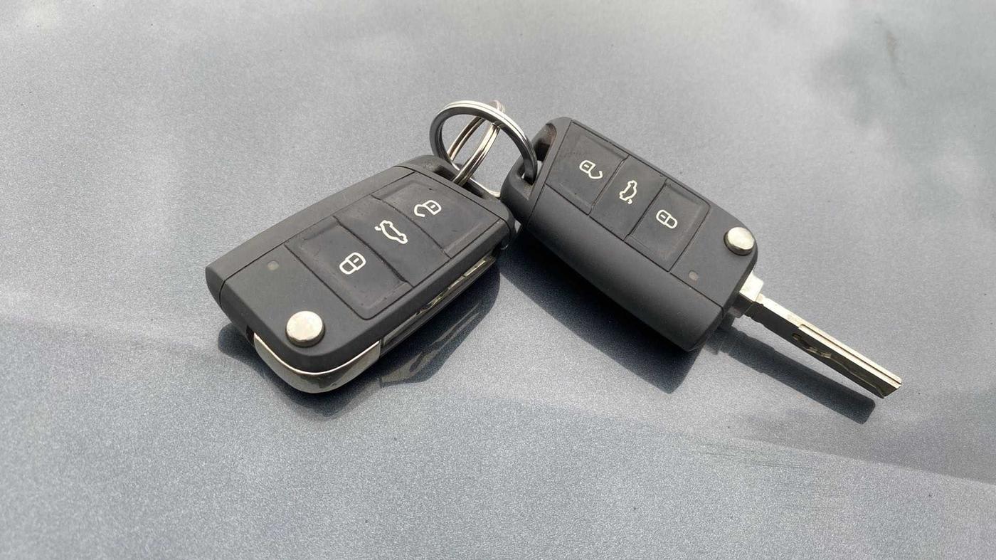 2022 Skoda KUSHAQ AMBITION 1.0L TSI AT, Petrol, Automatic, 19,038 km, Key Close Up
