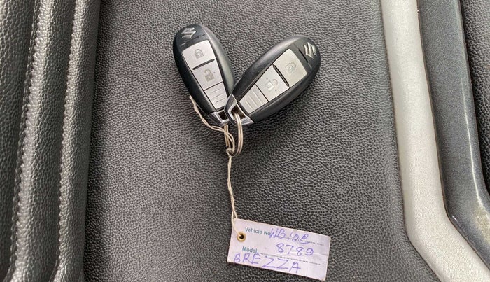 2021 Maruti Vitara Brezza ZXI, Petrol, Manual, 33,826 km, Key Close Up