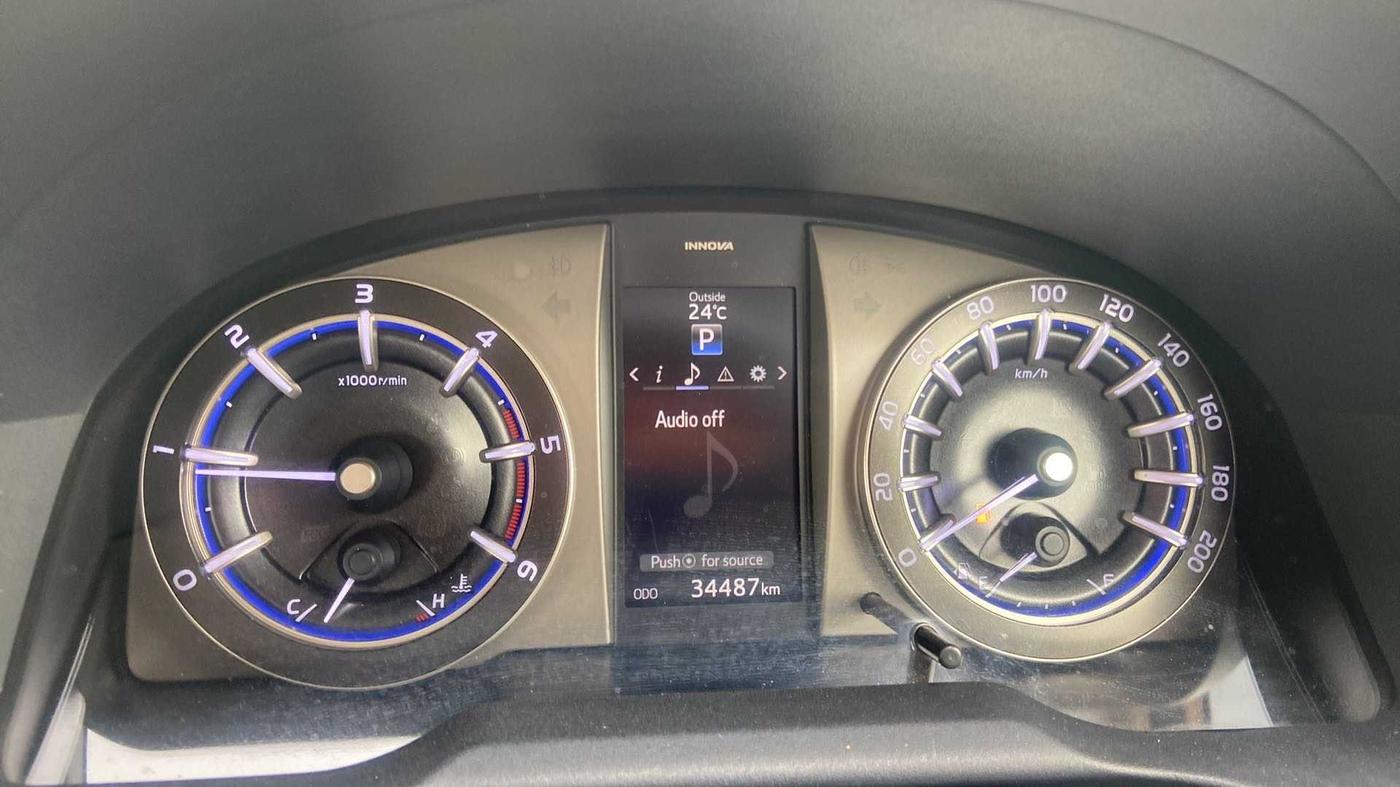 2021 Toyota Innova Crysta 2.4 ZX AT 7 STR, Diesel, Automatic, 34,467 km, Odometer Image