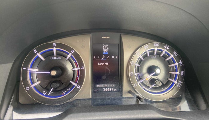 2021 Toyota Innova Crysta 2.4 ZX AT 7 STR, Diesel, Automatic, 34,467 km, Odometer Image